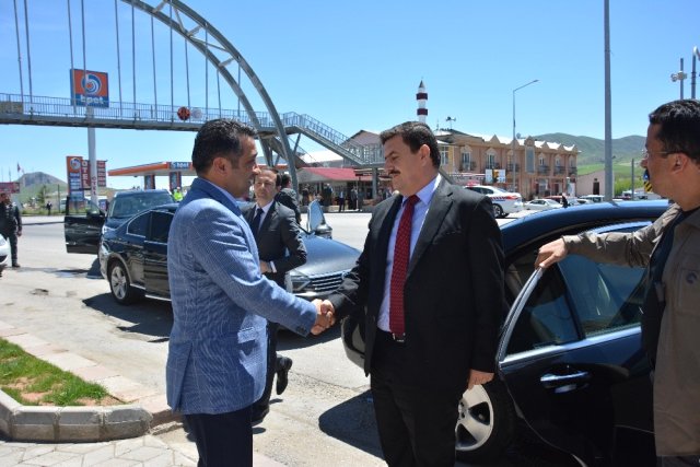 Vali Arslantaş tan Tercan Belediye Başkanı Gültekin e Ziyaret