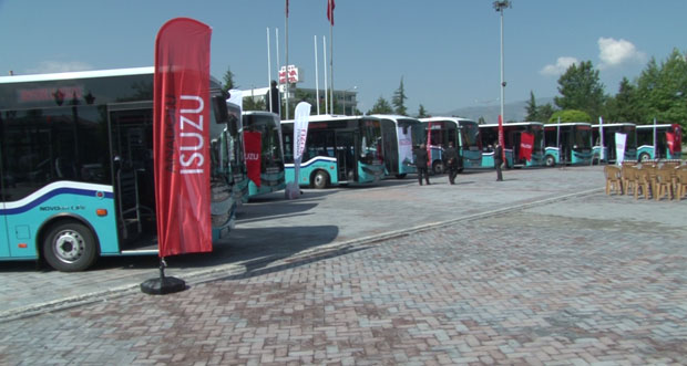 Erzincan’da Toplu Taşımaya 10 Yeni Araç