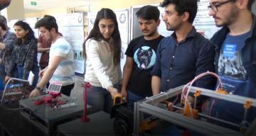 Projelerini sergilediler