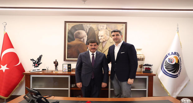 Erzincan Belediye Başkanı Bekir Aksun’dan Başkan Gökhan Yüksel’e Ziyaret
