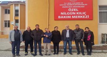 Çağlayan Belediye Başkanı Haydar Şahin, Çağlayan  Beldesindeki Nilgün Kılıç Bakım Evini Ziyaret Etti