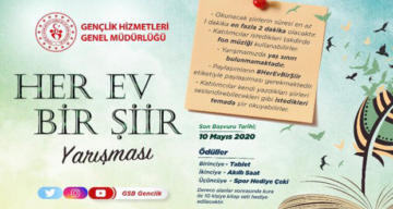 GENÇLİK VE SPOR BAKANLIĞINDAN ŞİİR OKUMA YARIŞMASI