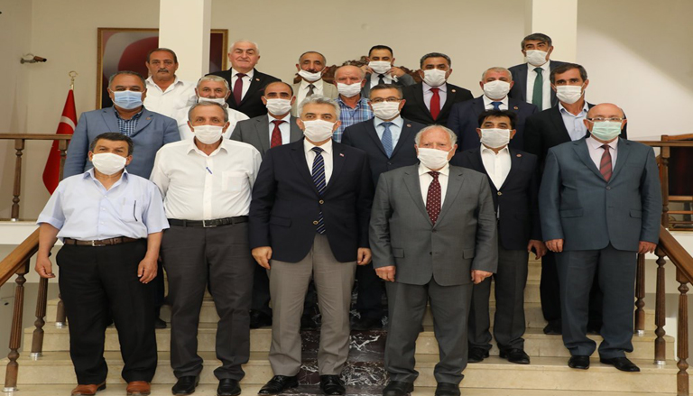 Erzincan İl Genel Meclisi Başkan ve Üyeleri Mkasa’a Hayırlı Olsun Ziyaretinde Bulundu