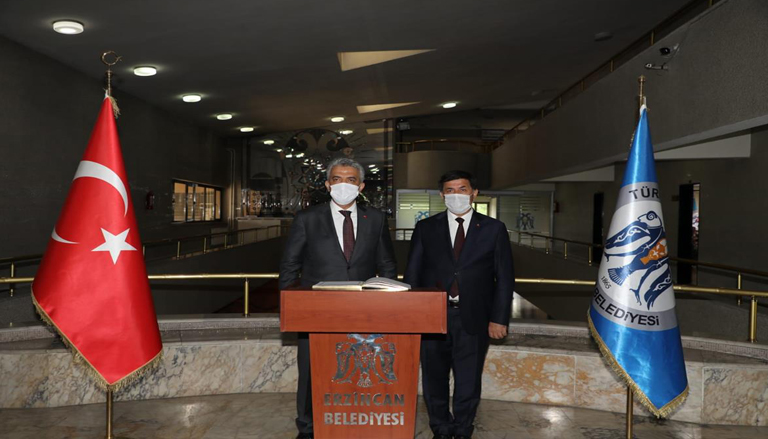 Vali Mehmet Makas Başkan Aksun’a İade-i Ziyarette Bulundu