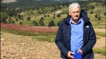 BİNALİ YILDIRIM BABA OCAĞINDA