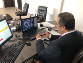 İL SAĞLIK MÜDÜRÜ TELEKONFERANS GERÇEKLEŞTİRDİ