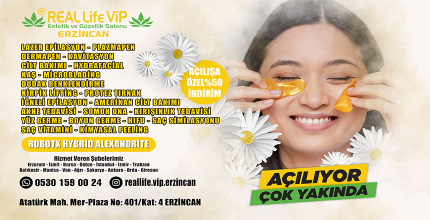 REAL LIFE VIP ÇOK YAKINDA AÇILIYOR