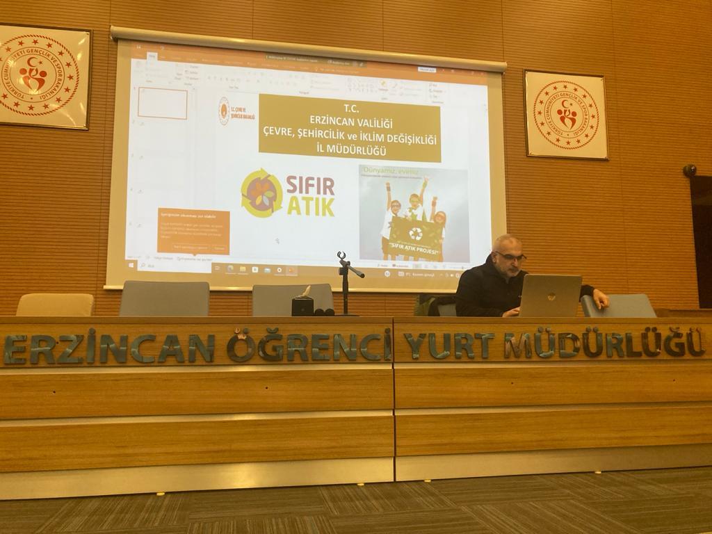 KYK YURDU ÖĞRENCİLERİNE SIFIR ATIK PROJESİ EĞİTİMİ