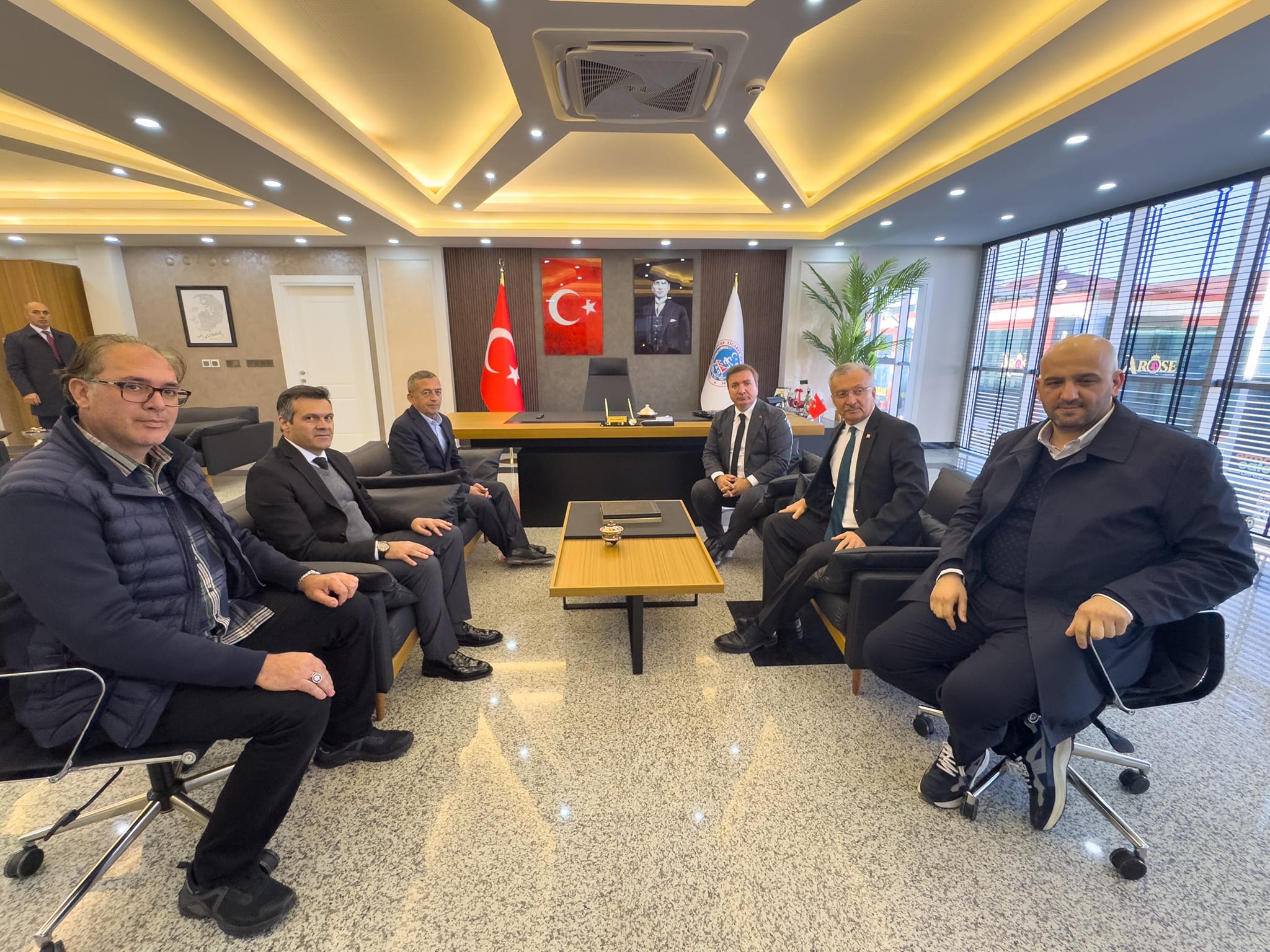 VALİ AYDOĞDU’DAN TSO’YA HAYIRLI OLSUN ZİYARET