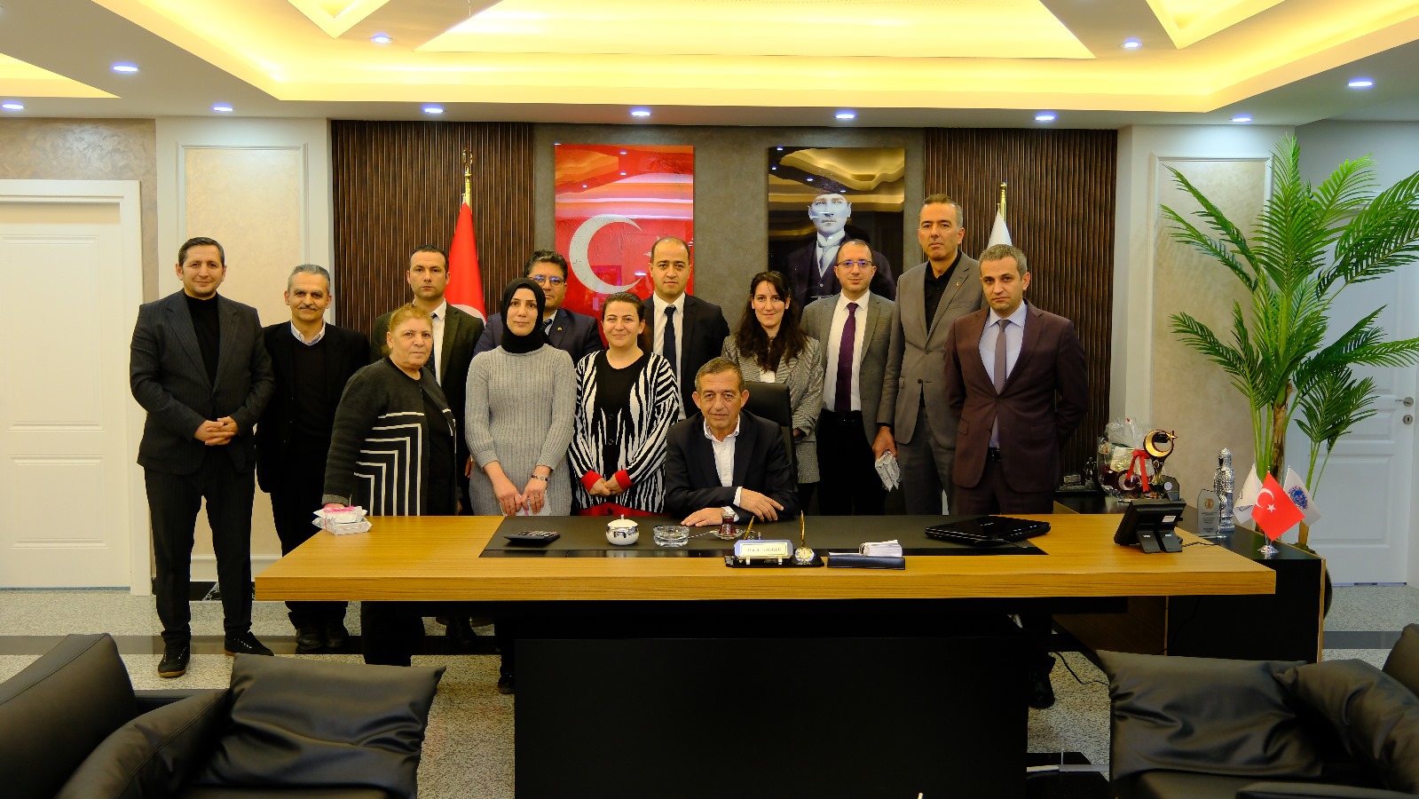 AHMET TANOĞLU, TSO PERSONELİNİN YENİ YILINI KUTLADI