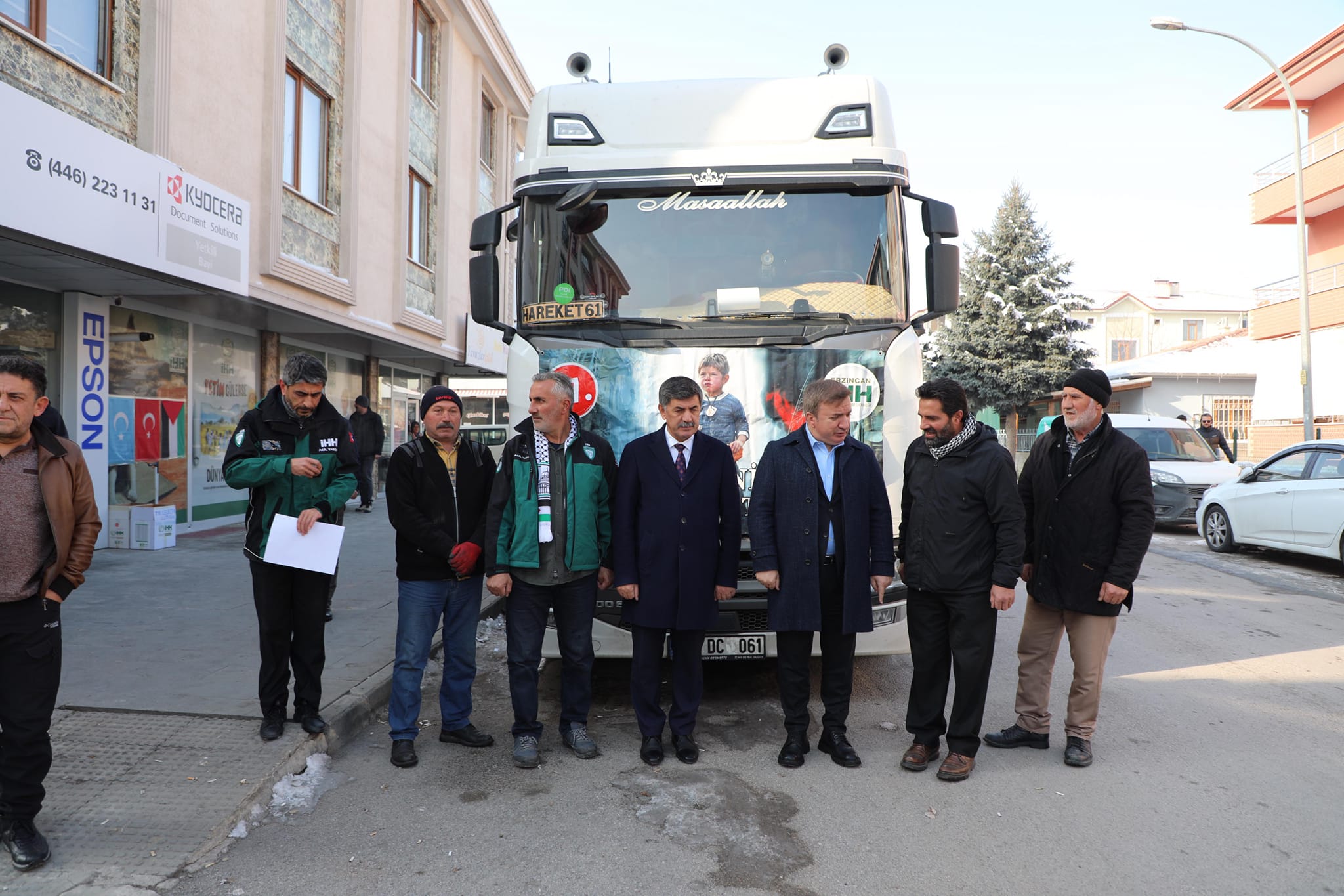 ERZİNCAN’DAN HATAY’ REYHANLI’YA YARDIM TIRI