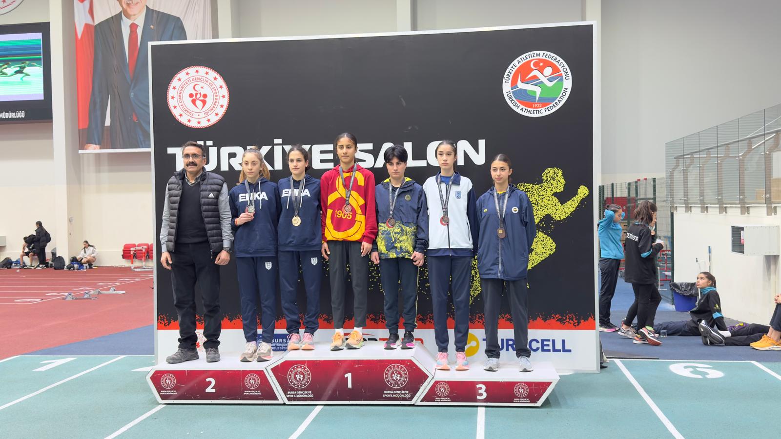 ERZİNCANLI SPORCULAR, NEJAT KÖK U16 TÜRKİYE SALON ŞAMPİYONASI’NDAN DERECEYLE DÖNDÜ