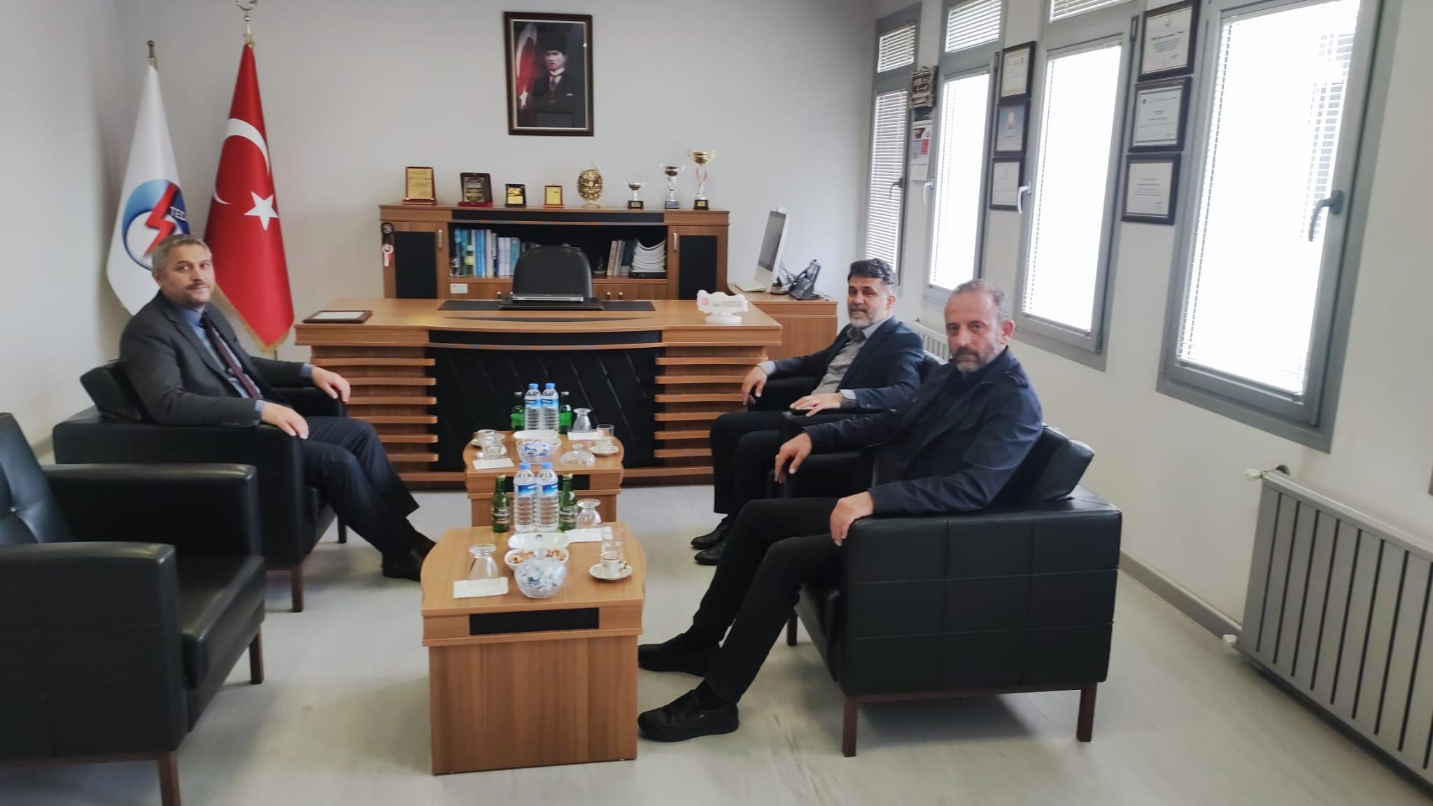 AK PARTİ ERZİNCAN İL BAŞKANI ALPAY KABADAYI’DAN TEDAŞ’A ZİYARET