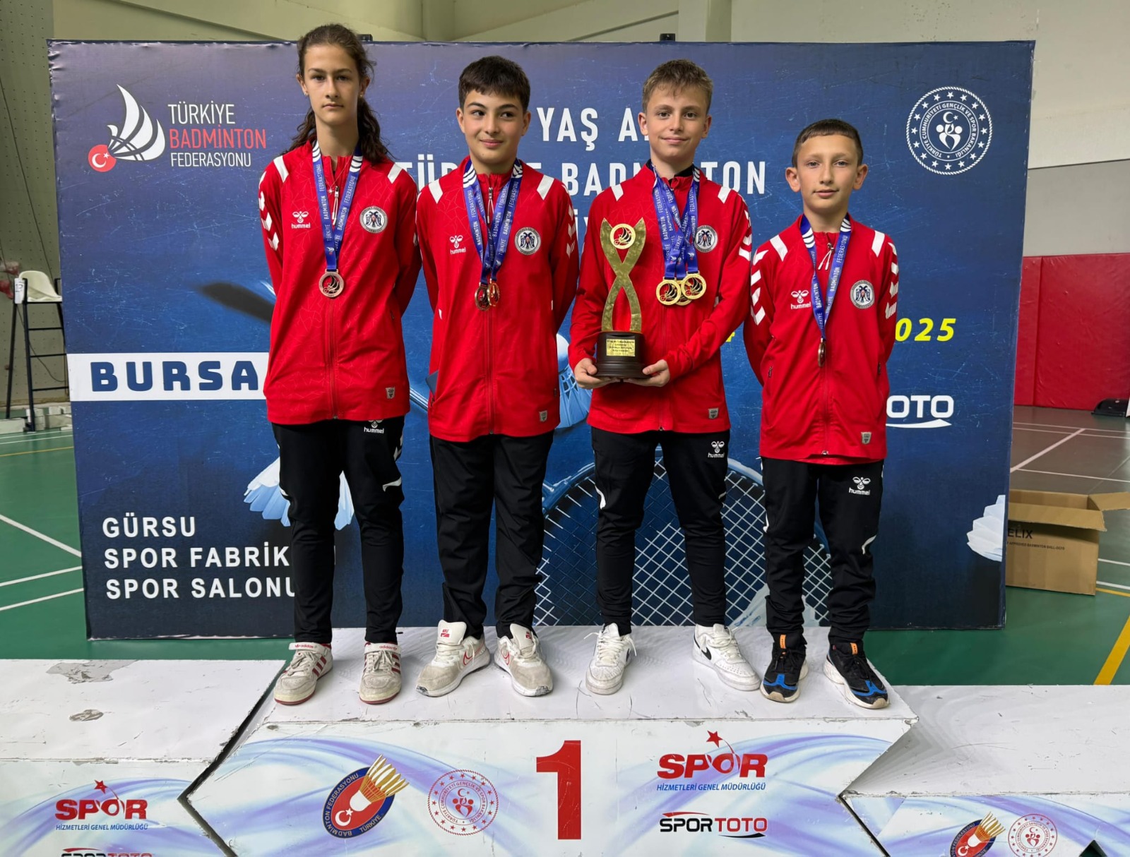 ERZİNCAN İL ÖZEL İDARESİ SPOR BADMİNTON’DA TÜRKİYE ŞAMPİYONU