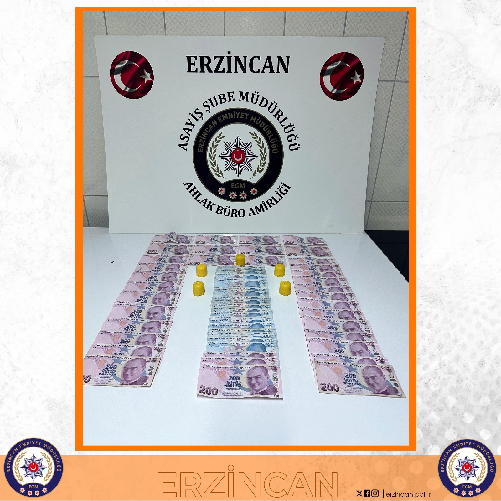 ERZİNCAN’DA KUMAR OPERASYONU
