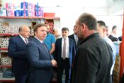 İL PROTOKOLÜNDEN YANGINDA ZARAR GÖREN ESNAFA ZİYARET