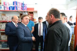 İL PROTOKOLÜNDEN YANGINDA ZARAR GÖREN ESNAFA ZİYARET