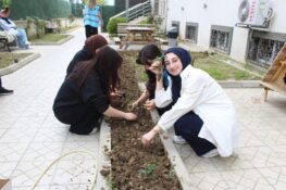 SALİH BABA YURDU’NDA ÖĞRENCİLER İÇİN HOBİ BAHÇESİ KURULDU