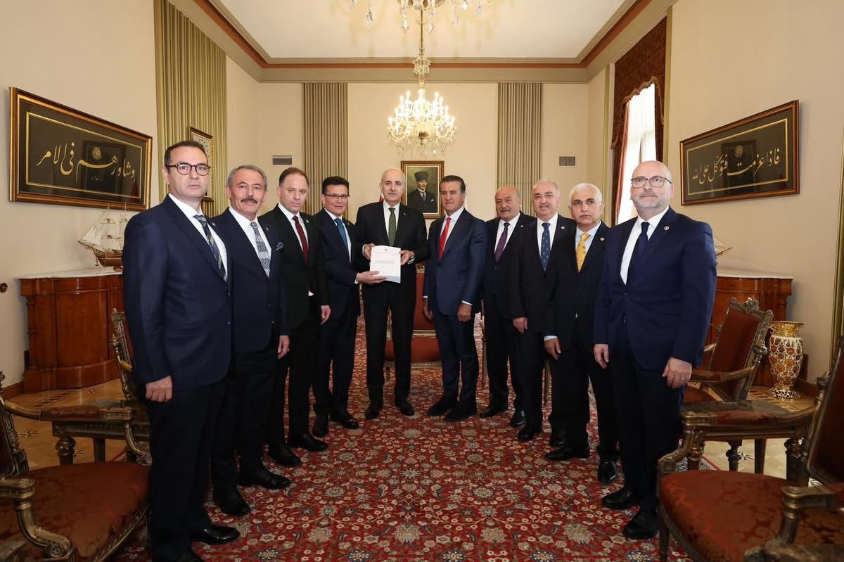 TBMM İLİÇ KOMİSYONU RAPORU BAŞKAN NUMAN KURTULMUŞ’A SUNDU