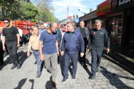 YANGIN SONRASINDA HASAR VE ZARAR TESPİT ÇALIŞMALARI BAŞLADI