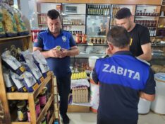 ERZİNCAN BELEDİYESİ ZABITA EKİPLERİNDEN BAKKAL, BÜFE VE TEKEL BAYİLERİNE DENETİM