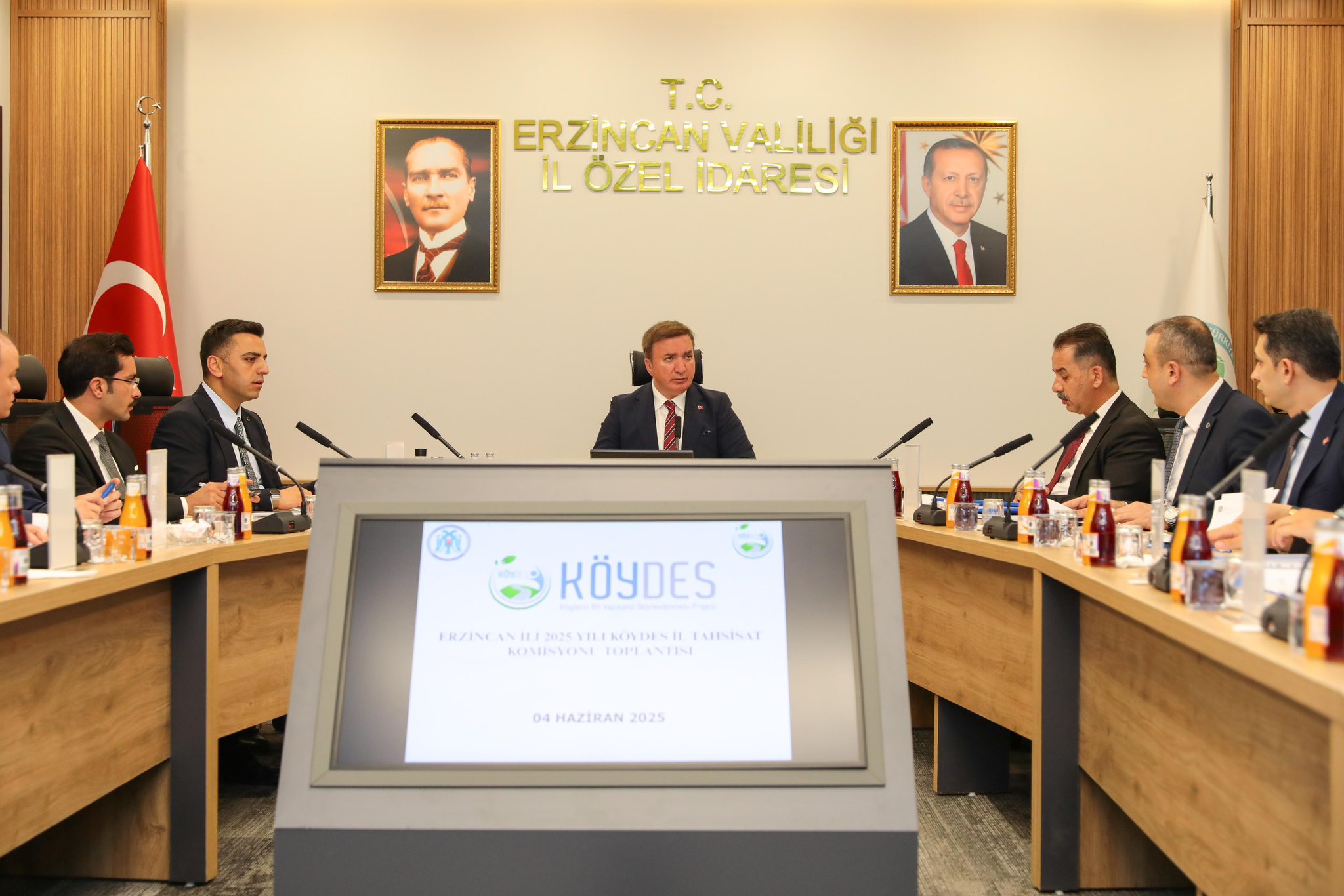 ERZİNCAN’DA 2025 YILI KÖYDES İL TAHSİSAT KOMİSYONU TOPLANTISI YAPILDI