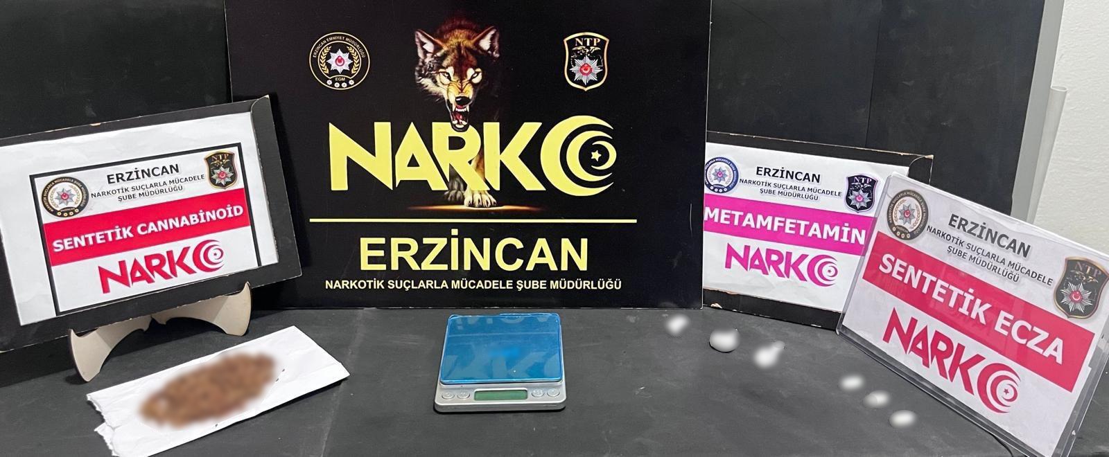 ERZİNCAN’DA UYUŞTURUCUYA GEÇİT YOK