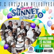 GELENEKSEL TOPLU SÜNNET ŞÖLENİ İÇİN KAYITLAR BAŞLADI