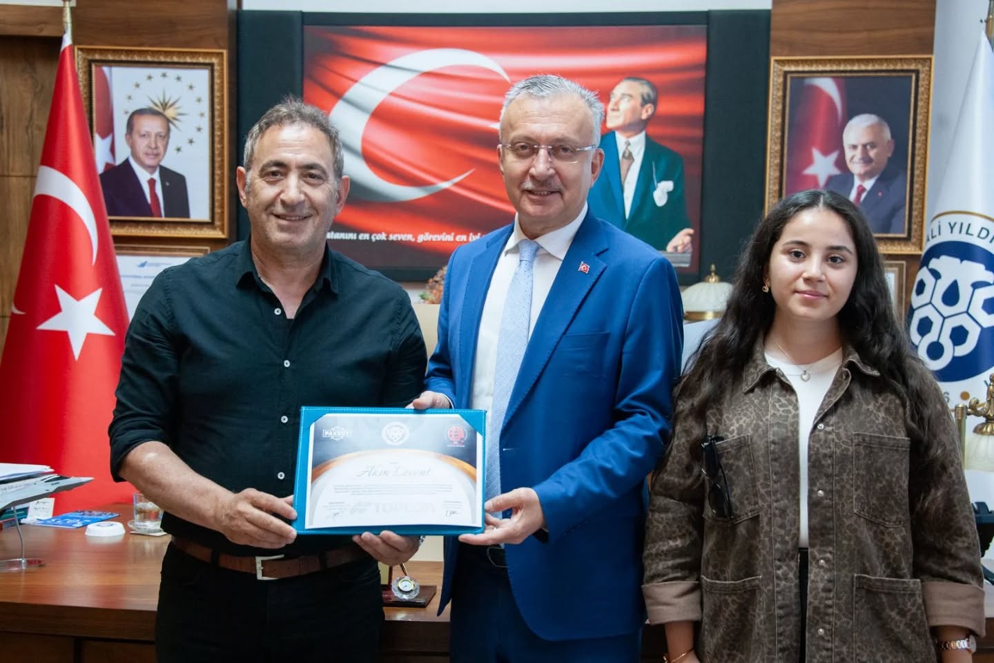 HKMO’DAN REKTÖR LEVENT’E ZİYARET
