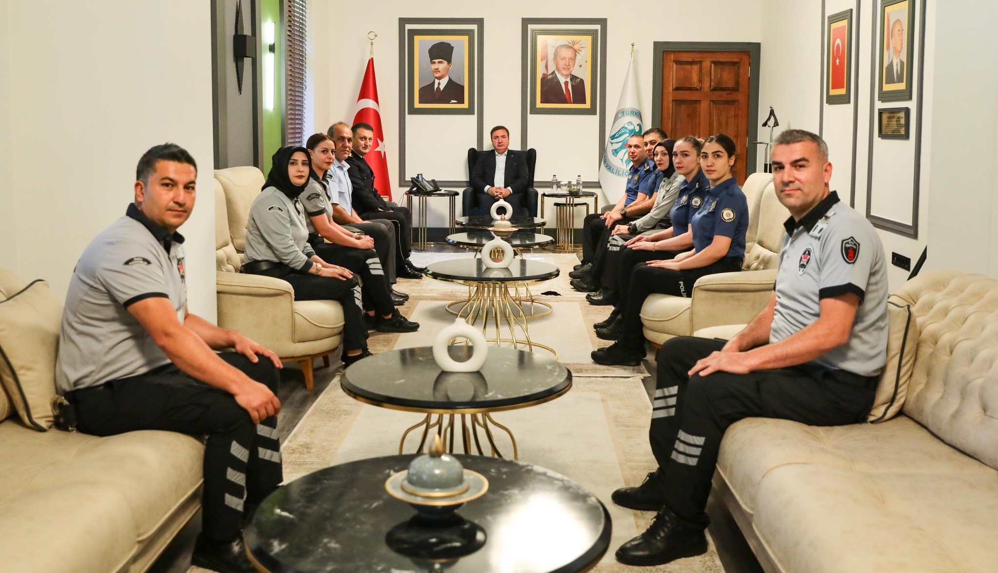 ÖZEL GÜVENLİKLERDEN VALİ AYDOĞDU’YA ZİYARET