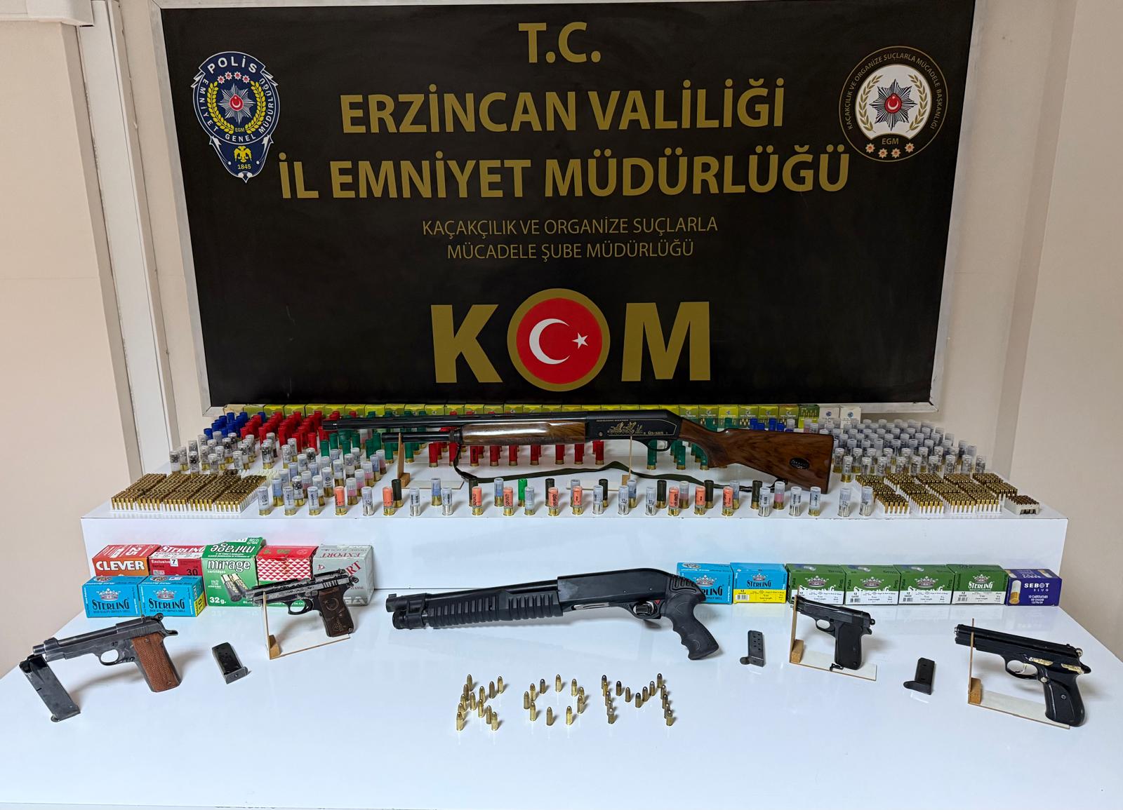 REFAHİYE’DE SİLAH VE MÜHİMMAT OPERASYONU
