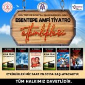 ERZİNCAN BELEDİYESİN DEN YAZ AKŞAMLARI SİNEMA KEYFİ