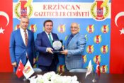 VALİ AYDOĞDU’DAN EGC’YE GAZETECİLER VE BASIN BAYRAMI ZİYARETİ