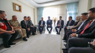 VALİ AYDOĞDU’DAN GAZİ MUSTAFA ÇATMA’YA ZİYARET