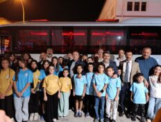 510 ERZİNCANLI ÖĞRENCİ MALAZGİRT ZAFERİ KUTLAMALARINA UĞURLANDI