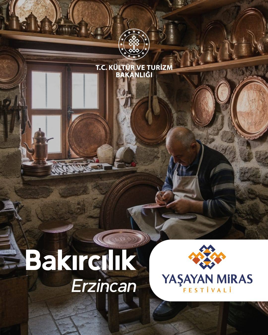 BAKIR USTALARI YAŞAYAN MİRAS FESTİVALİ’NDE BULUŞUYOR