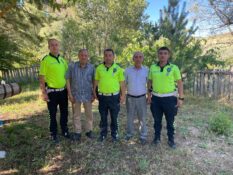 EMEKLİ EMNİYET MENSUPLARINA VEFA ZİYARETİ