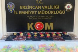 ERZİNCAN’DA KAÇAK NARGİLE TÜTÜNÜ VE SİPSİ OPERASYONU