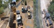 ERZİNCAN’DA KÖY YOLLARINDA HUMMALI ÇALIŞMA