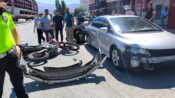 ERZİNCAN’DA MOTOSİKLET KAZASI