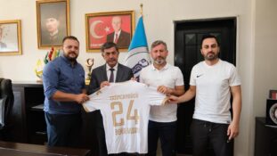 ERZİNCANGÜCÜSPOR’DAN BAŞKAN AKSUN’A ZİYARET