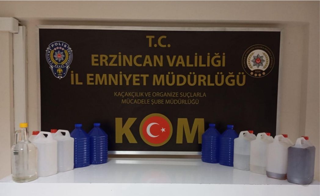 İL EMNİYET MÜDÜRLÜĞÜ’NDEN KAÇAK İÇKİ OPERASYONU
