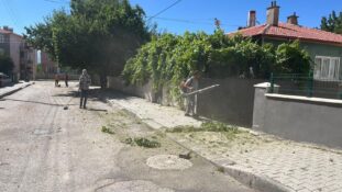 İNÖNÜ MAHALLESİ’NDE GENEL TEMİZLİK ÇALIŞMASI GERÇEKLEŞTİRİLDİ