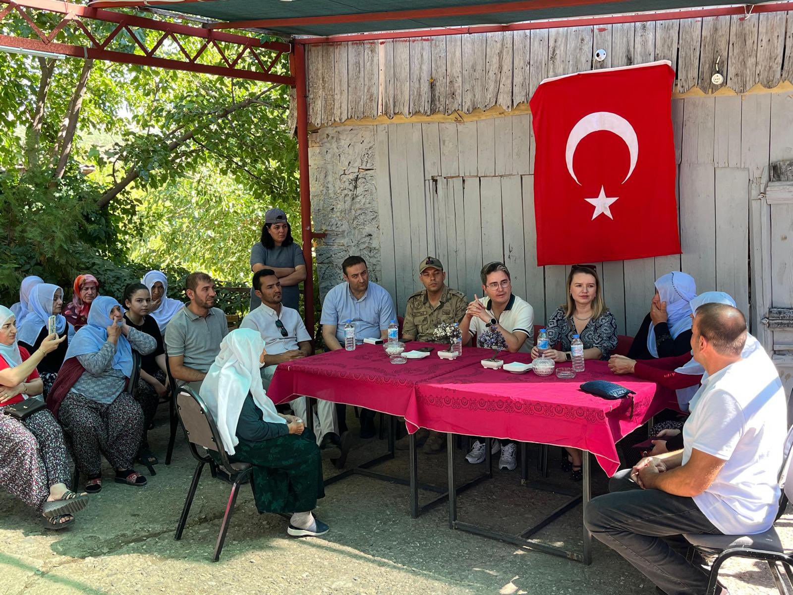 KAYMAKAM ARIKAN DUTLUCA KÖYÜ’NDE VATANDAŞLARLA BULUŞTU