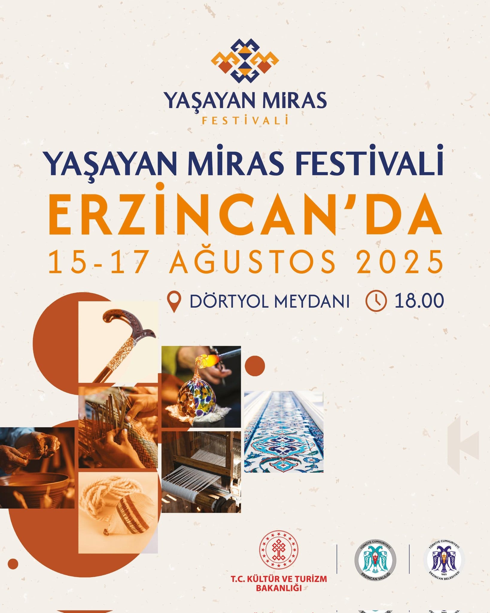 YAŞAYAN MİRAS FESTİVALİ ERZİNCAN’DA BAŞLIYOR
