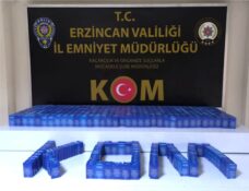 20 BİN DAL MAKARON ELE GEÇİRİLDİ