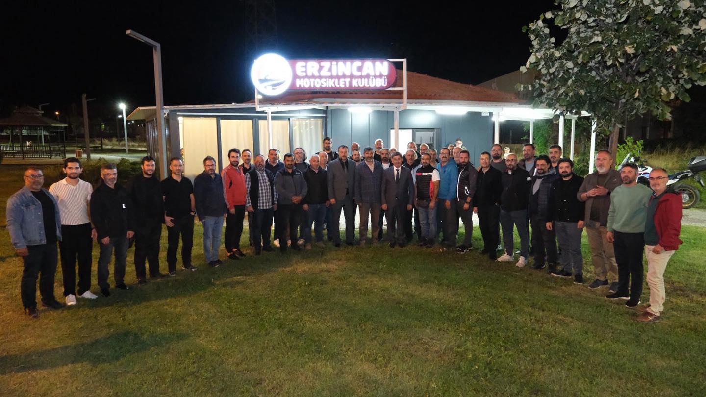 BAŞKAN AKSU, MOTOSİKLET KULÜBÜ PROGRAMINA KATILDI