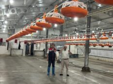 ERZİNCAN’DA 30 BİN KAPASİTELİ BROİLER ÇİFTLİĞİ İNCELENDİ