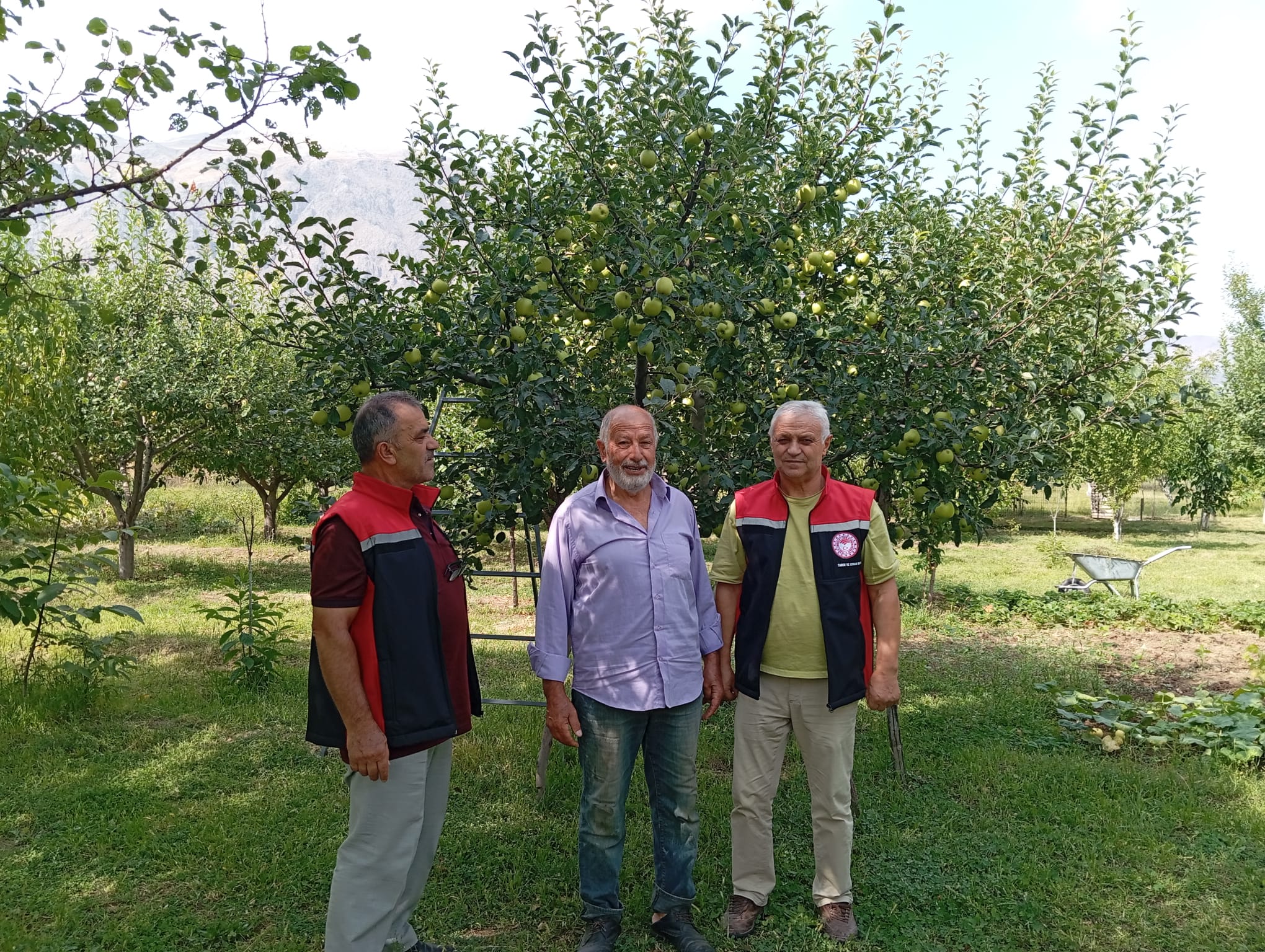 ÜREK KÖYÜ’NDE ELMA BAHÇESİNE TEKNİK ZİYARET