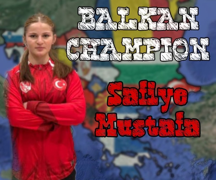 ERZİNCANLI MİLLÎ GÜREŞÇİ SAFİYE MUSTAFA’DAN BALKAN ŞAMPİYONLUĞU